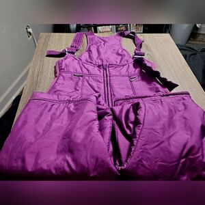 Womens Vintage Snuggler Snow Overall/bibs purple size 10
